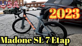 2023 Trek Madone SL 7 Disc eTap unboxing My new road bike [upl. by Seugram303]