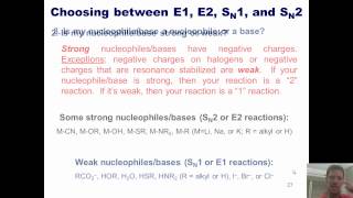 Chapter 9 – Elimination Reactions Part 3 of 5 [upl. by Maitund]