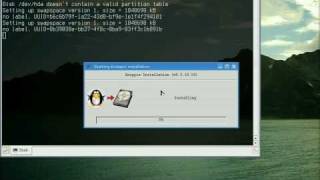 Installing knoppix 51 to your hard disk [upl. by Amitak]