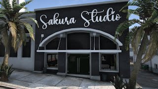 Sakura Studio  Backdrops photos  Sakura Mods  Fivem Map [upl. by Ahsilrae177]