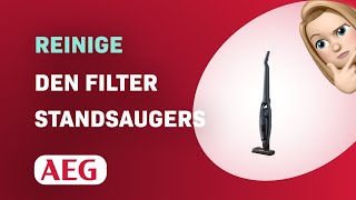 Wie reinige ich den Filter des AEG Clean 5000 Eco Staubsaugers [upl. by Chouest]