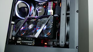 NZXT H500i with RTX 2070 Aorus  Fix vertical GPU [upl. by Peppel372]