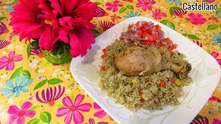 🍃Arroz con Pollo🍗en ARROCERA I Receta Peruana FACIL I Lorentix [upl. by Anehc]