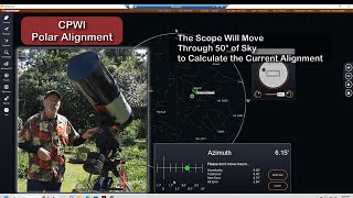 Polar Alignment through Celestrons StarSense AutoGuider and CPWI [upl. by Fortunia]