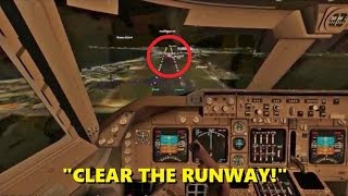 quotIM AIR FORCE ONEquot  Trolling in Flight Sim X Night Mission CHAOS [upl. by Gunas]