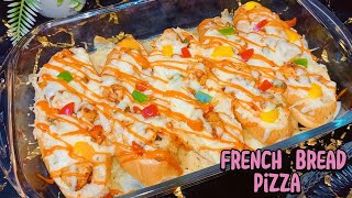 Delicious French Bread Pizza  Easy Homemade Pizza on French Bread [upl. by Charbonnier435]