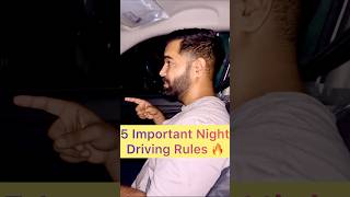 5 Important Night Driving Tips For Beginners  automobile car driving drive drivinglessons [upl. by Enogitna184]