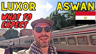 From LUXOR To ASWAN By TRAIN 🇪🇬 [upl. by Eiramllij]