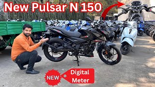 Digital Meter 2024 Model Bajaj Pulsar N150 Review New Changes New Price Features  N150 2024 Model [upl. by Norad]