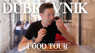 Dubrovnik Food Tour  Best Foods to Try in Croatia [upl. by Seema]