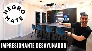 Cocina MODERNA con isla 🏝 ABIERTA al salón CJR [upl. by Yerxa930]