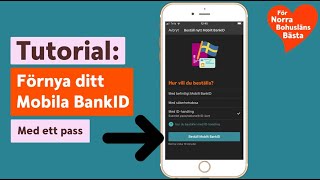 Förnya Mobilt BankID med pass [upl. by Nace412]