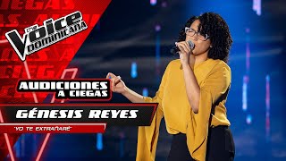 Genesis Reyes – quotYo Te Extrañaréquot  Audiciones a Ciegas  The Voice Dominicana 2021 [upl. by Priebe943]