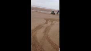 Ardeer beach quad amp yz crash [upl. by Aioj]