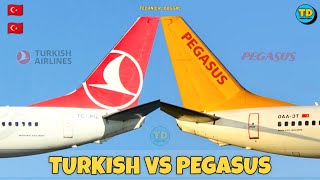 Turkish Airlines Vs Pegasus Airlines Comparison 2023 🇹🇷 Vs 🇹🇷 [upl. by Leban512]