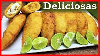 empanadas de PESCADO  como HACER empanadas Colombianas [upl. by Kirst41]