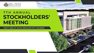 7th ANNUAL STOCKHOLDERS MEETING  VIDEO RECORDING [upl. by Muire]