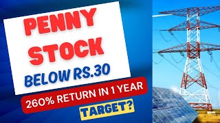 Penny Stock Below Rs 30  260 Return In One Year  Power Sector  Tamil  CTA100 [upl. by Esaj]