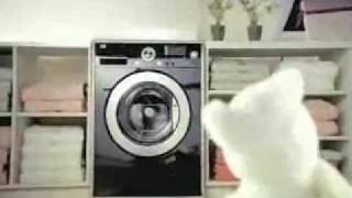 LG Steam Washer Teddy Bear CM [upl. by Haiasi]