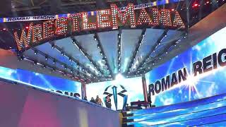 Wrestlemania 39 Roman Reigns Entrance Crowd Reaction [upl. by Natfa295]