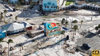 Fort Myers Beach Hurricane Milton Aftermath Today Live Cam October 10 2024 [upl. by Laidlaw]