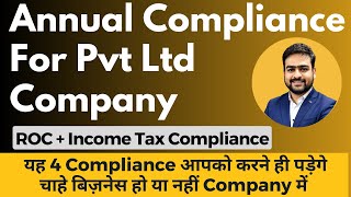 ROC Compliance for Private Limited Company  Compliance for Private Limited Company [upl. by Bates161]