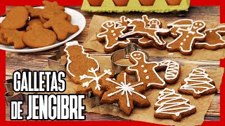 😋 Cómo Hacer GALLETAS DE JENGIBRE ► Receta de Galletas Navideñas [upl. by Salman]