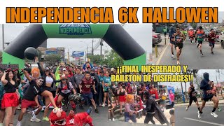 CARRERA Independencia race 6K HALLOWEN  Final Inesperado remontando lugares [upl. by Alleuqahs]