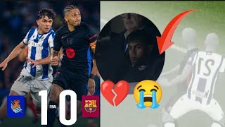 FC BARCELONE 0 VS 1 REAL SOCIEDAD PA GEN ÒJE SOU AKSYON AN LEWANDOWSKI 😭😭💔💔🙆 [upl. by Ursola]