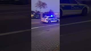 Polizei auf Einsatzfahrt in Ludwigshafen [upl. by Uase]