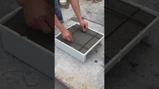 Pouring outdoor floor tiles [upl. by Amari]