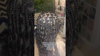 Boho knotless braids explorepage knotlessbraids mississaugabraider mississaugahairstylist [upl. by Gonta728]