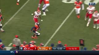 Patrick Mahomes’ First Career Interception  Chiefs vs Broncos Week 17 [upl. by Buckels52]