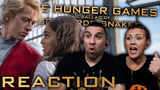 The Hunger Games The Ballad of Songbirds and Snakes REACTION First Time Watching  Movie Review [upl. by Nolitta266]