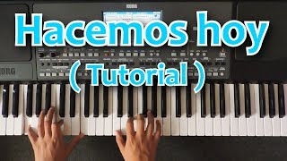 Hacemos hoy Tutorial piano 🎹 [upl. by Oalsecnew]