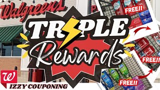 Wow 🤯 TRIPLE REWARDS  Walgreens Couponing 0128  0203 fyp new shopping walgreensdeals [upl. by Yecniuq]