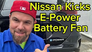 Nissan Kicks ePOWER Battery Fan Cleaning [upl. by Nylrahc412]