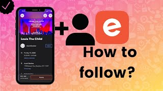 How to follow an organizer in Eventbrite [upl. by Obel]