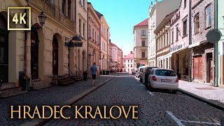 Old Town Hradec Kralove Czechia 4K City Walk [upl. by Iel]