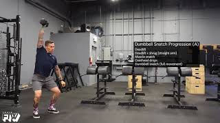 Dumbbell Snatch Progression A [upl. by Eseneg]