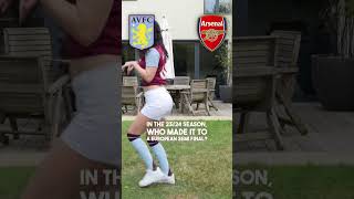 Arsenal vs Aston Villa 😍❤️ football footballgirl womensfootball [upl. by Nevear]