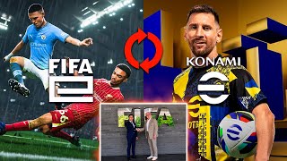 🔥 FIFA y KONAMI ¿SE UNEN Para Formar Un Solo Videojuego 🤯  eFootball 2025 [upl. by Leahcimsemaj512]