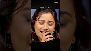 Beautiful Voice ❤️✨ shreyaghoshal dagabaazre indianidol15 [upl. by Aerehs]