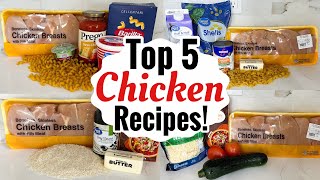 5 TASTY CHICKEN RECIPES  EASY CHICKEN DINNER IDEAS  SIMPLE amp QUICK MEALS MADE EASY  JULIA PACHECO [upl. by Weston247]