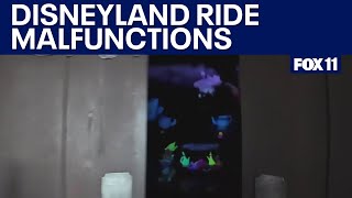 Disneyland ride slams into automatic door [upl. by Sidnak]