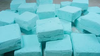 Gym chalk crispy blocks  Crunchy  crushing  Oddly Satisfying  ASMR [upl. by Leviralc]