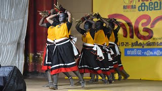 FOLK DANCE GROUP CHEST NO1  CALICUT UNIVERSITY DZONE 2023 [upl. by Rather]