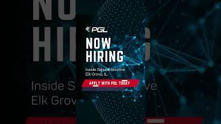 Now Hiring  Global Sales Executive for PGL [upl. by Judenberg]