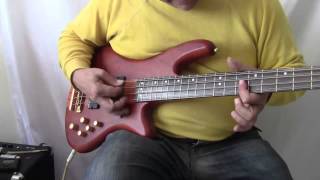 Schecter Studio8 eight string bass goes experimental [upl. by Poppy]