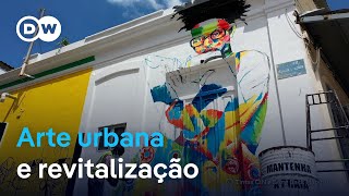 Cores intensas e arte urbana revitalizam Maputo [upl. by Lindon]